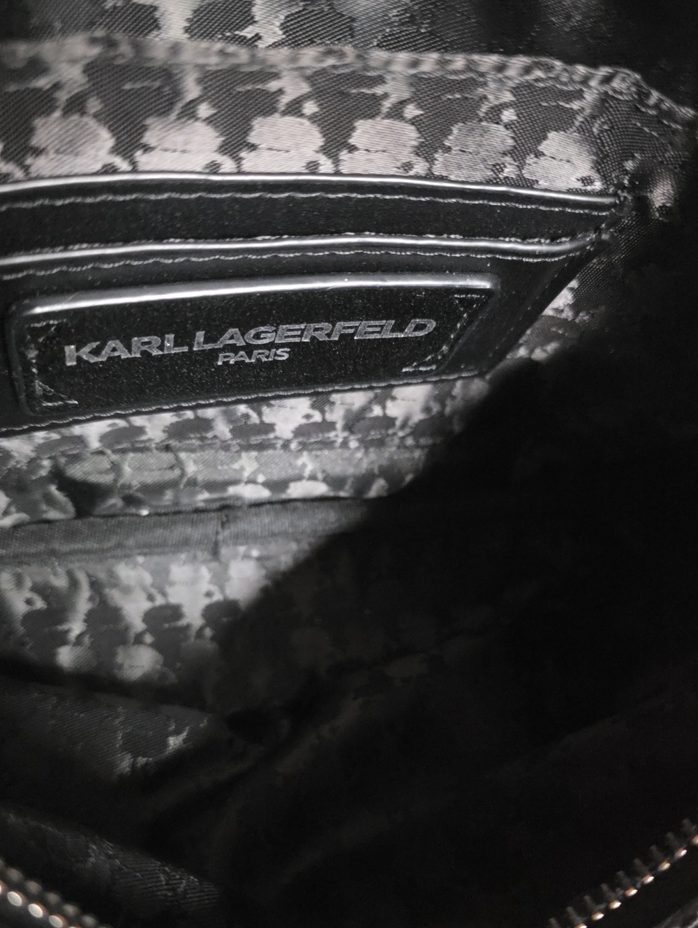 Karl Lagerfeld Multicolor Checkered Camera Crossbody Euc - Picture 11 of 13